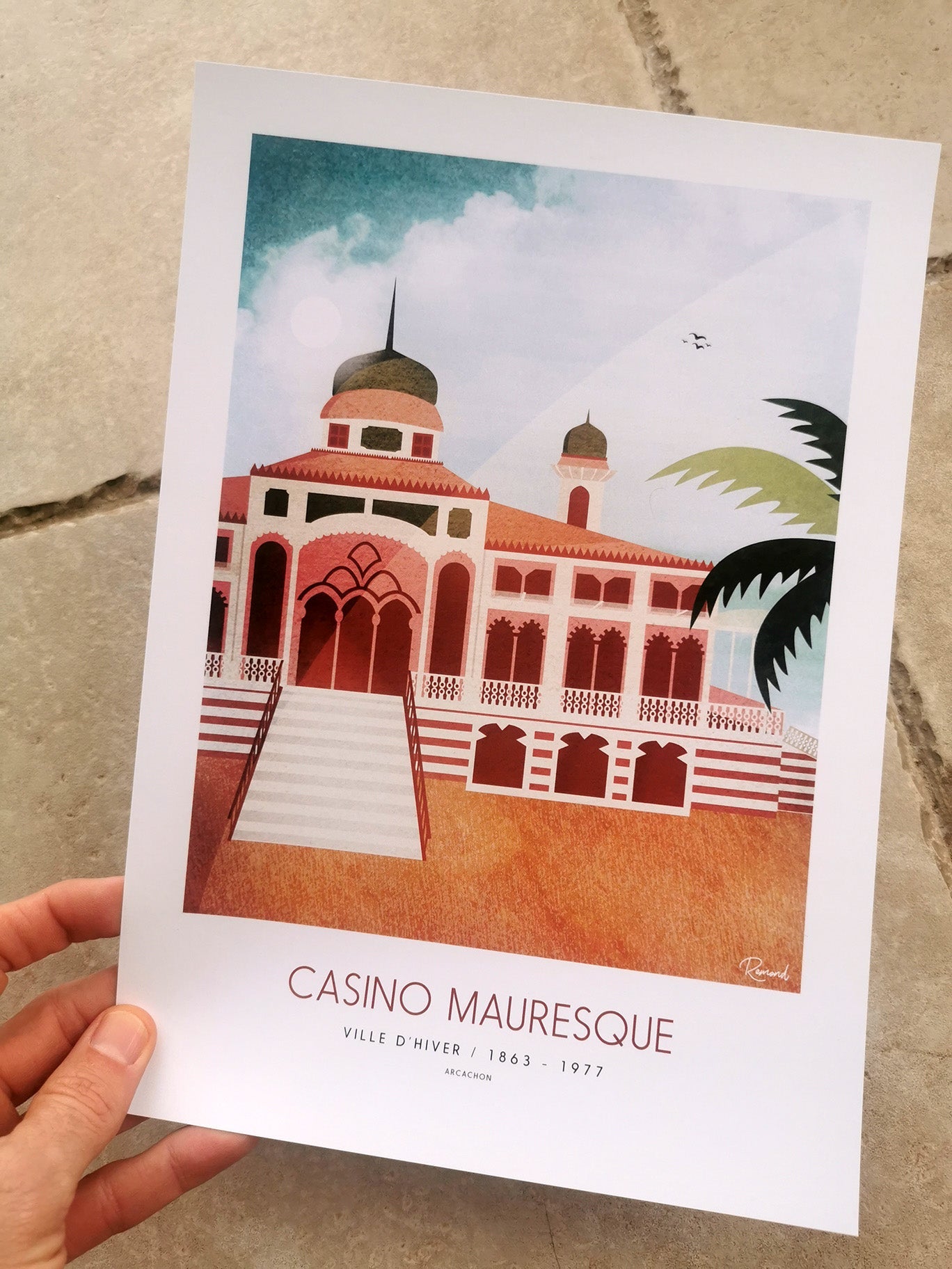 Poster Casino Mauresque - Ville d'Hiver - Arcachon
