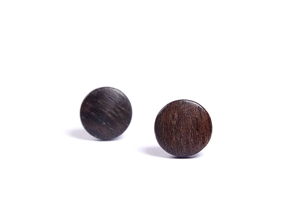 Clous d'oreilles en bois ziricote