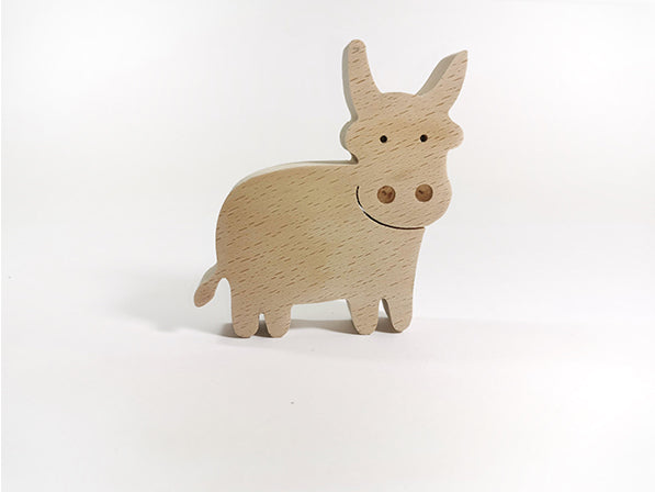 Jouet en bois : La vache. Jouet écologique made in France – Deschosesenbois