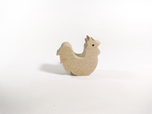 Animaux de la ferme en bois : La Poule