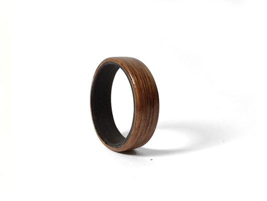 Bague Ebene et Noyer