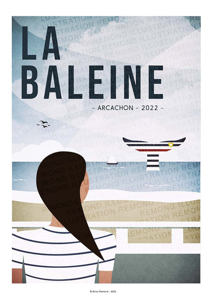 Affiche Baleine d'Arcachon 2022