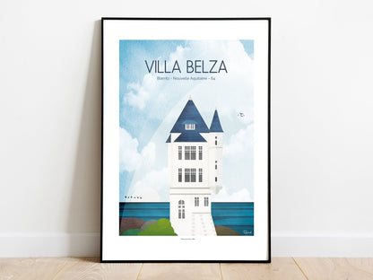 Affiche Villa Belza - Biarritz