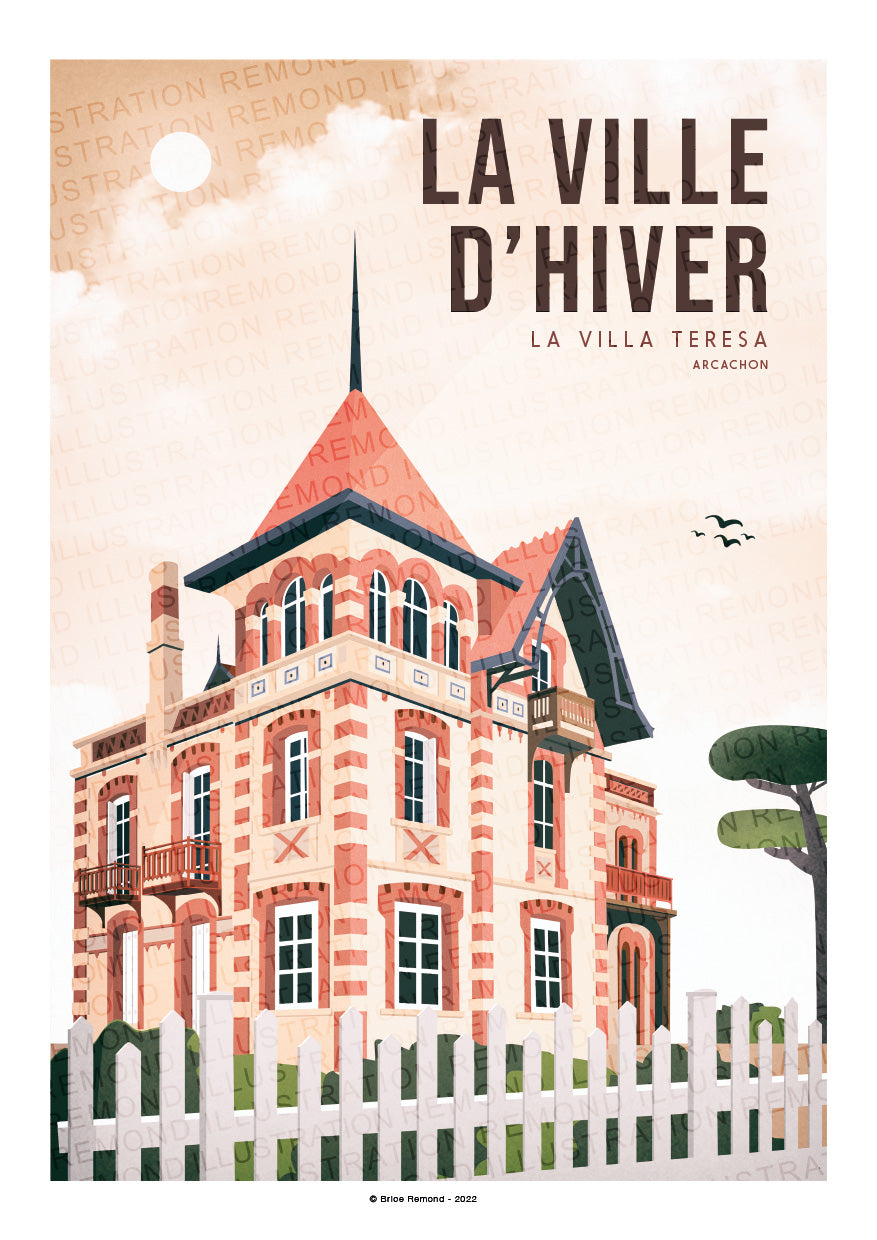 Poster et Affiche Villa Teresa - Arcachon