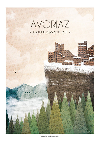 Affiche Avoriaz