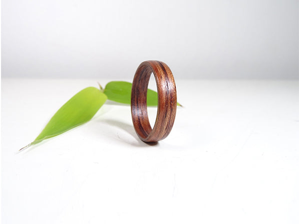 Bague bois bubinga