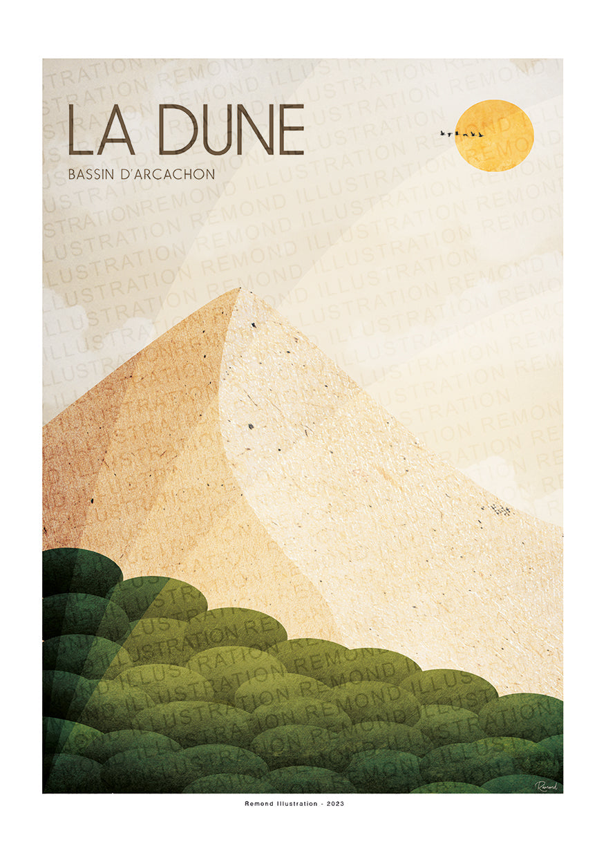 Affiche Dune du Pilat - La Teste de Buch