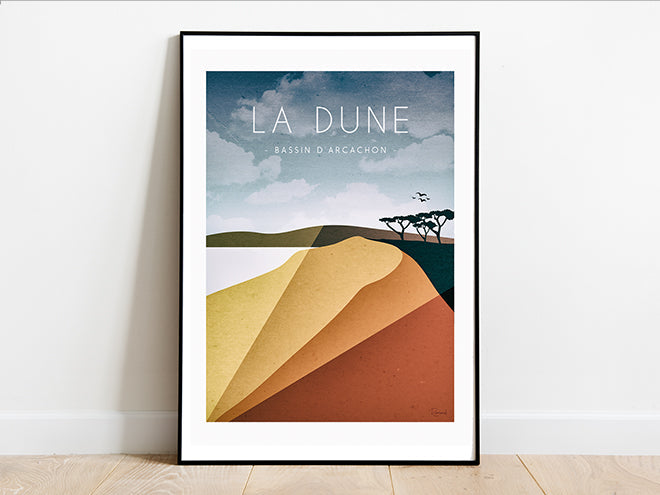 Affiche La dune du Pilat - Bassin Arcachon