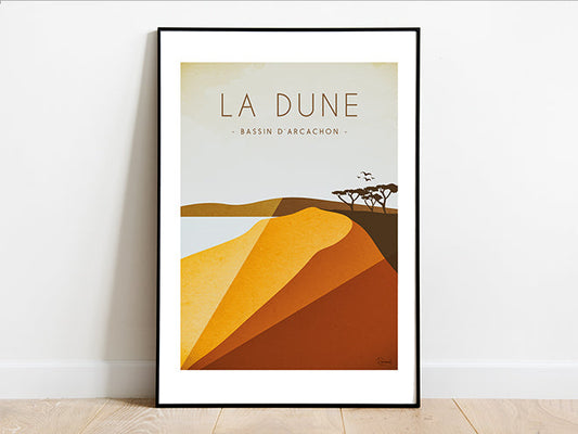Affiche Dune du Pilat - Aquitaine ( France )