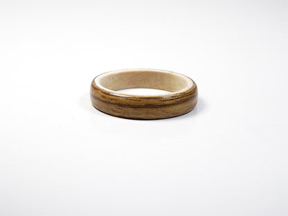 Bague Zebrawood et Erable