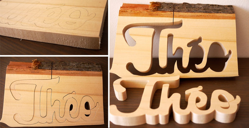 Lettres et prénoms bois