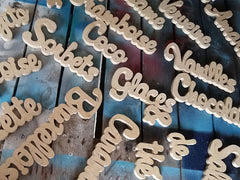Lettres et prénoms bois